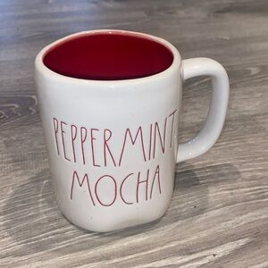 Peppermint mocha, RAE DUNN 20 ounce coffee mug